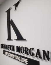 Load image into Gallery viewer, Custom Business Reception Sign - Kenneth Morgan