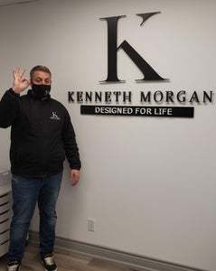 Custom Business Reception Sign - Kenneth Morgan